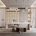 Modern study 3d model