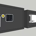 Dual Secure Safe Boxes With Numeric Keypad TÜV Mark And Electronic Control