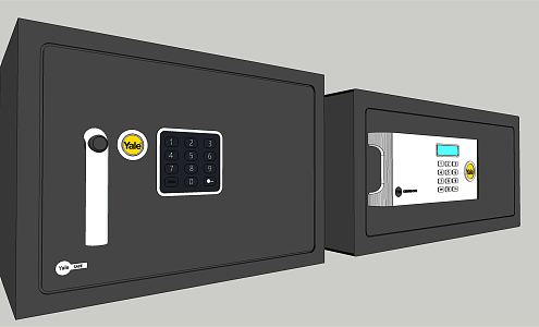 Modern safe high-end safe 3d model