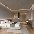 Hotel Rooms Homestay Rooms 3d model