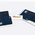 Modern Notebook Paper Copy Document 3d model