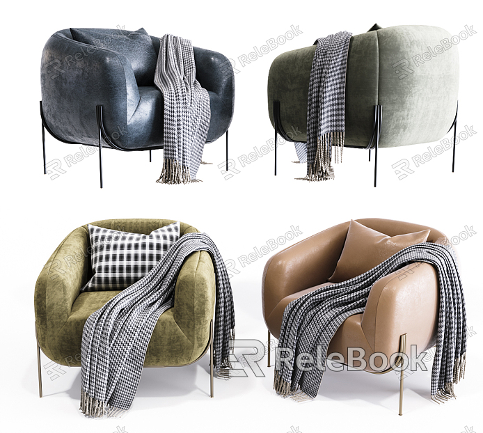 Modern Sofa Chair Single Person Sofa Casual Sofa Combination model