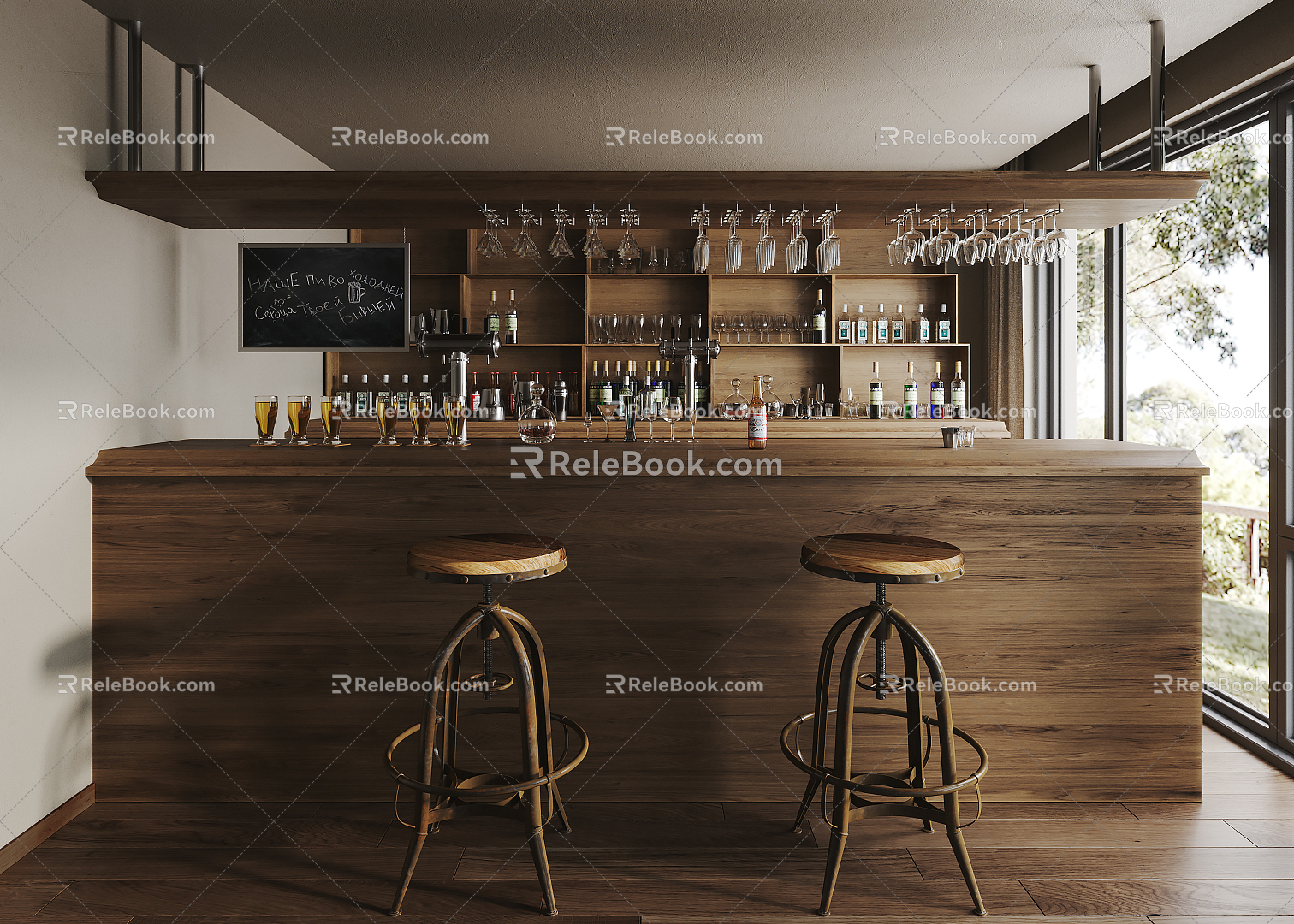 The Modern Bar 3d model