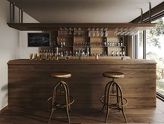 The Modern Bar 3d model