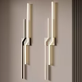 Modern Minimalist Wall Sconces with Slim Design and Warm Lighting for Home Interior Decoration