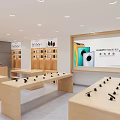 Modern Huawei Digital Store Featuring Smartphones Accessories And Modern Display Areas