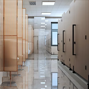 Public toilet 3d model