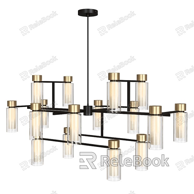 osman american multi-head chandelier 18w model