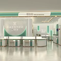 Elegant Modern Jewelry Store Interior With Display Counters And Lighting 3d model