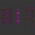 Industrial Metal Frame Equipment Featuring Multi Layered Vertical And Bracket Structures