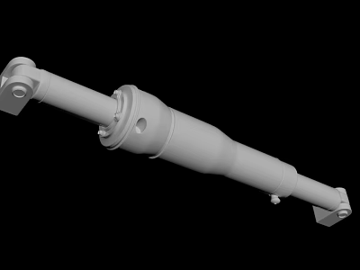 Modern parts up 3d model