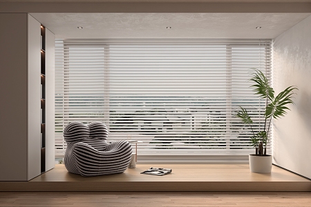 Modern venetian blinds 3d model