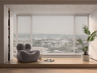 Modern venetian blinds 3d model