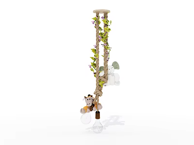 Modern Chandelier Children's Decorative Chandelier 3d model