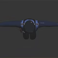 Blue Police Uniform With POLITIA Label Cap Utility Belt And Boots