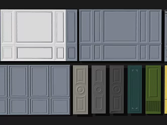 Wall panel 3d model