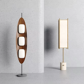 Modern floor lamp 3d model