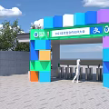 Colorful 2023 Digital Payment Partners Conference Gateway with Pay Day Logo