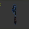 Heavy Duty Hardware Tool Adjustable Wrench With Wooden Handle And Metal Construction