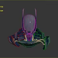 Sci-Fi Helmet Alien Helmet High Tech Helmet Game Helmet 3d model