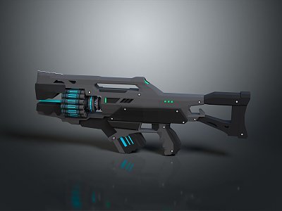 Science Fiction Firearms Next Generation Firearms Science Fiction Game Gun Game Firearms Game Gun Concept Gun Laser Gun 3d model