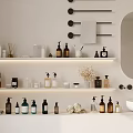 Modern Bathroom With Various Accessories And Fixtures