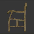 Classic Wooden Outdoor Bench With Armrests Ideal For Garden Patio Seating Area