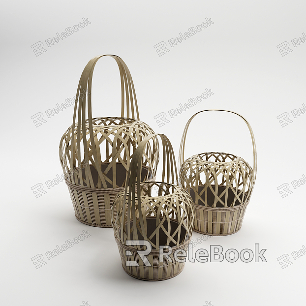 Modern Basket Fire Cage model