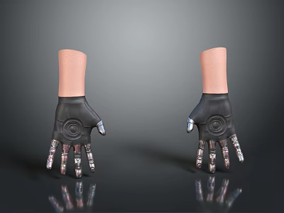 Science Fiction Gloves High-tech Gloves Mechanical Gloves Manipulator Machine Hand Machine Gloves Mecha Gloves 3d model