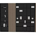 Modern Bookcase Decorative Cabinet 3d model