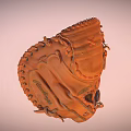High Quality Leather Baseball Glove With Stitched Design And LR Tip Logo 3d model