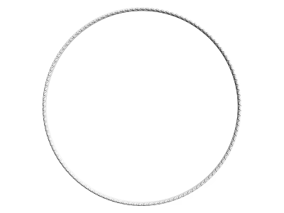 Intricate Carved Circular Design With Detailed Edge Patterns For Decorative Art 3d model