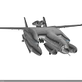 White Twin Engine Fighter Jet With Sleek Aerodynamic Military Combat Design