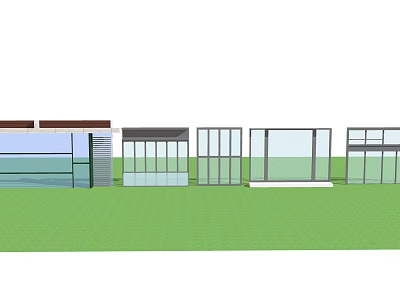 Various Stylish Floor to Ceiling Windows Designs for Modern Architectural Projects 3d model