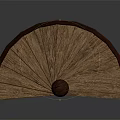 Modern Wooden Spiral Staircase With Smooth Steps Curved Handrail And Round Finial