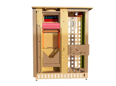 Good quality SLIM rocket furnace 3d model