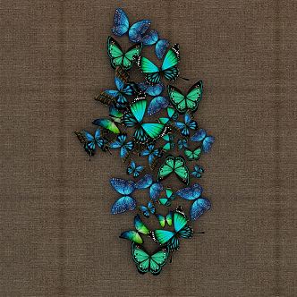 Modern Butterfly Craft 3d model