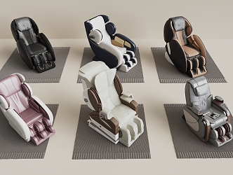 Modern Massage Chair Leather Massage Chair 3d model