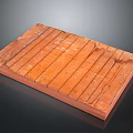 Other Wooden Household Item With Rectangle Surface And Natural Wood Grain Details
