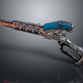 Science Fiction Firearms Next Generation Firearms Science Fiction Game Gun Game Firearms Game Gun Concept Gun Laser Gun 3d model