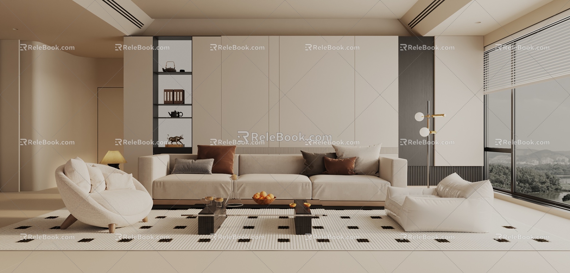 Living room 3d model