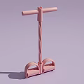 Pink Sports Training Equipment Stand with Crossbar and Stable Base Structure
