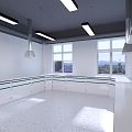 Modern Laboratory Laboratory Inorganic Pretreatment Room and Atomic Absorption Room 3d model