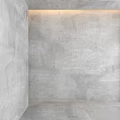 Gray Concrete Wall With Rough Texture For Modern Interior Design Projects 3d model