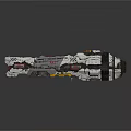 Modern Spaceship Spacecraft 3d model