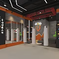 Martial Arts Fitness Training Studio With Punching Bags Targets Wooden Shelves And Colorful Mats