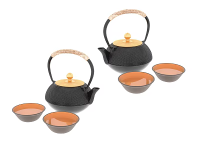 daily necessities kettle 3d model