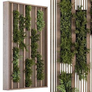 plant green plant wall 3d model