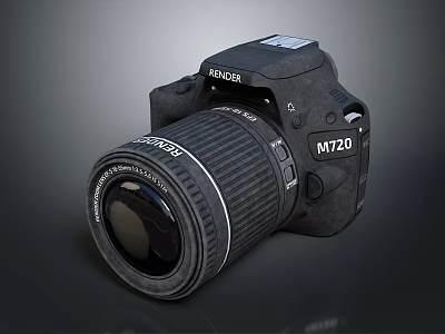 KENOUP MT230 Digital Camera With Super Lens And High Quality Body Design 3d model