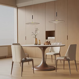 Modern table combination 3d model
